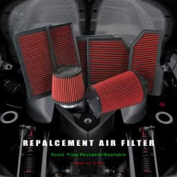 R-EP Replacemet Air Filter Fit for Audi A3 Q2 S3 TT Seat Ibiza Leon Skoda Octavia Volkswagen Golf VII Polo Tiguan Touran Passat