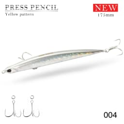 Hunthouse Heavy Pencil Fishing Lures 125mm/40g 175mm/50g Sinking Baits Long Casting For Tuna SeaBass Perch Fish Tackle