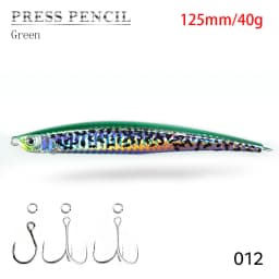 Hunthouse Heavy Pencil Fishing Lures 125mm/40g 175mm/50g Sinking Baits Long Casting For Tuna SeaBass Perch Fish Tackle
