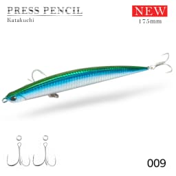 Hunthouse Heavy Pencil Fishing Lures 125mm/40g 175mm/50g Sinking Baits Long Casting For Tuna SeaBass Perch Fish Tackle