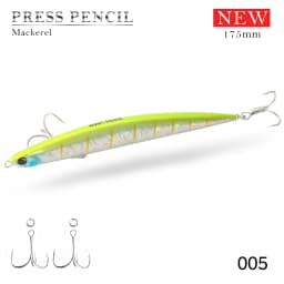 Hunthouse Heavy Pencil Fishing Lures 125mm/40g 175mm/50g Sinking Baits Long Casting For Tuna SeaBass Perch Fish Tackle