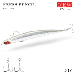 Hunthouse Heavy Pencil Fishing Lures 125mm/40g 175mm/50g Sinking Baits Long Casting For Tuna SeaBass Perch Fish Tackle