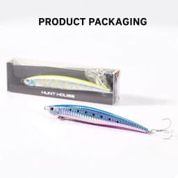 Hunthouse Heavy Pencil Fishing Lures 125mm/40g 175mm/50g Sinking Baits Long Casting For Tuna SeaBass Perch Fish Tackle