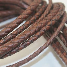1-2 Meter 3 4 5 6 8mm Braided Retro Genuine Leather Cord Straps Leather Rope Strings for DIY Bracelet Necklace Jewelry Making
