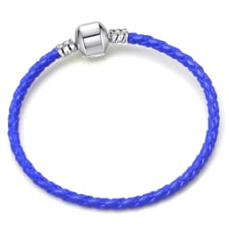 BAOPON Dropshipping High Quality 9 Colors Leather Chain Charm Bracelets with DIY Fine Bracelet for Women Girls Jewelry Gift