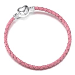 BAOPON Dropshipping High Quality 9 Colors Leather Chain Charm Bracelets with DIY Fine Bracelet for Women Girls Jewelry Gift