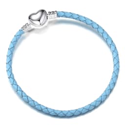 BAOPON Dropshipping High Quality 9 Colors Leather Chain Charm Bracelets with DIY Fine Bracelet for Women Girls Jewelry Gift