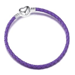 BAOPON Dropshipping High Quality 9 Colors Leather Chain Charm Bracelets with DIY Fine Bracelet for Women Girls Jewelry Gift