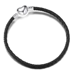 BAOPON Dropshipping High Quality 9 Colors Leather Chain Charm Bracelets with DIY Fine Bracelet for Women Girls Jewelry Gift