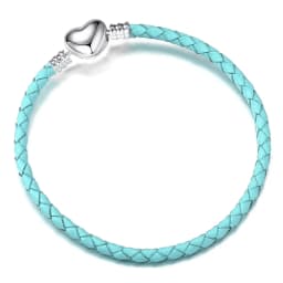 BAOPON Dropshipping High Quality 9 Colors Leather Chain Charm Bracelets with DIY Fine Bracelet for Women Girls Jewelry Gift