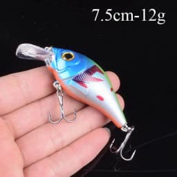 1pcs Artificial Bait Fishing Lures Minnow Crankbaits Bass Baits Wobblers Set Lifelike Fake Fishing bait Tackle 50 colors 3D Eyes