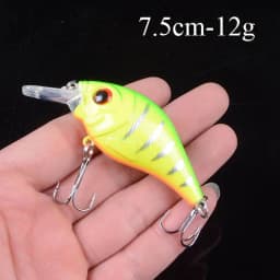 1pcs Artificial Bait Fishing Lures Minnow Crankbaits Bass Baits Wobblers Set Lifelike Fake Fishing bait Tackle 50 colors 3D Eyes