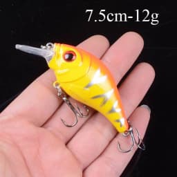 1pcs Artificial Bait Fishing Lures Minnow Crankbaits Bass Baits Wobblers Set Lifelike Fake Fishing bait Tackle 50 colors 3D Eyes