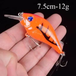 1pcs Artificial Bait Fishing Lures Minnow Crankbaits Bass Baits Wobblers Set Lifelike Fake Fishing bait Tackle 50 colors 3D Eyes