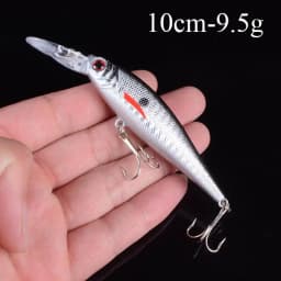1pcs Artificial Bait Fishing Lures Minnow Crankbaits Bass Baits Wobblers Set Lifelike Fake Fishing bait Tackle 50 colors 3D Eyes