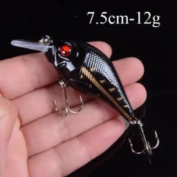 1pcs Artificial Bait Fishing Lures Minnow Crankbaits Bass Baits Wobblers Set Lifelike Fake Fishing bait Tackle 50 colors 3D Eyes