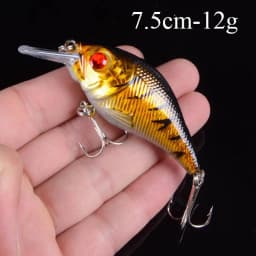 1pcs Artificial Bait Fishing Lures Minnow Crankbaits Bass Baits Wobblers Set Lifelike Fake Fishing bait Tackle 50 colors 3D Eyes
