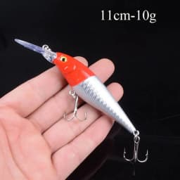 1pcs Artificial Bait Fishing Lures Minnow Crankbaits Bass Baits Wobblers Set Lifelike Fake Fishing bait Tackle 50 colors 3D Eyes
