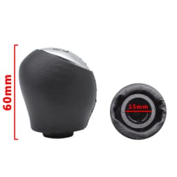 6 Speed Gear Shift Knob Leather Handleball For Renault Megane MK3 Clio Laguna For Vauxhall For Nissan Interstar