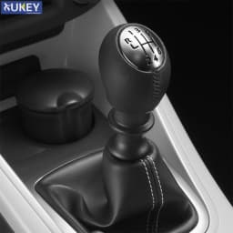 6 Speed Gear Shift Knob Leather Handleball For Renault Megane MK3 Clio Laguna For Vauxhall For Nissan Interstar