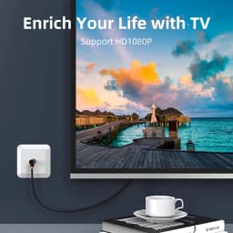 CABLETIME TV Cable 90degree Digital TV Line Satellite Antenna High Quality STB for HD Television Video Line C317