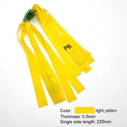 6pcs Slingshot Hunting Powerful Flat Rubber Band 0.45-1.4 mm High Elasticity Outdoor Catapult Shooting Accessories