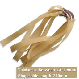 6pcs Slingshot Hunting Powerful Flat Rubber Band 0.45-1.4 mm High Elasticity Outdoor Catapult Shooting Accessories