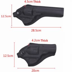 Tactical Revolver Holster Gun Case Universal Oxford Revolver Duty Holster Hunting Pistol Case Carry For Revolver Sleeve