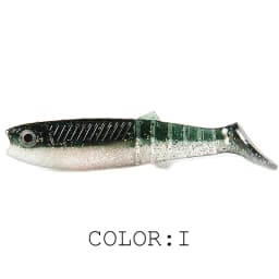 Supercontinent NEW cannibal baits 3D color bicolor smell bait 96mm/80mm/62mm Fishing Fish T Tail