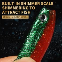 Supercontinent NEW cannibal baits 3D color bicolor smell bait 96mm/80mm/62mm Fishing Fish T Tail