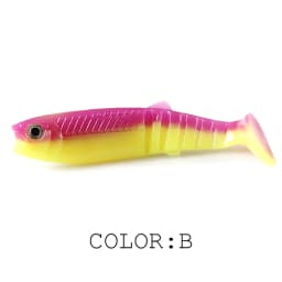 Supercontinent NEW cannibal baits 3D color bicolor smell bait 96mm/80mm/62mm Fishing Fish T Tail