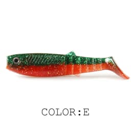 Supercontinent NEW cannibal baits 3D color bicolor smell bait 96mm/80mm/62mm Fishing Fish T Tail