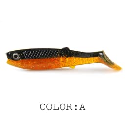 Supercontinent NEW cannibal baits 3D color bicolor smell bait 96mm/80mm/62mm Fishing Fish T Tail