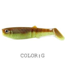 Supercontinent NEW cannibal baits 3D color bicolor smell bait 96mm/80mm/62mm Fishing Fish T Tail