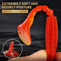 Supercontinent NEW cannibal baits 3D color bicolor smell bait 96mm/80mm/62mm Fishing Fish T Tail