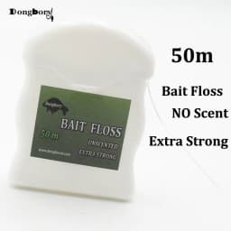 50m Carp Fishing Accessories Bait Floss Grips POP UP Boilies Holder Chod Hair Ronnie Rig Method Feeder Fishing Tackle Terminal