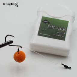 50m Carp Fishing Accessories Bait Floss Grips POP UP Boilies Holder Chod Hair Ronnie Rig Method Feeder Fishing Tackle Terminal