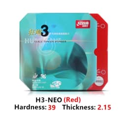 DHS Hurricane 3 Neo Table Tennis Rubber Original Pips-In Hurricane-3 Neo DHS Ping Pong Sponge
