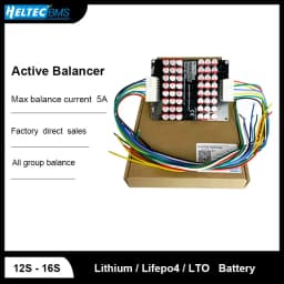 5A 5.5A Active Equalizer Balancer Lifepo4 / Lipo/ LTO Battery Energy Equalization Capacitor 3S 4S 5S 6S 7S 8S 14S 16S 20S 24S
