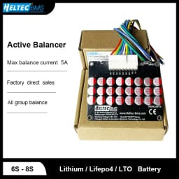 5A 5.5A Active Equalizer Balancer Lifepo4 / Lipo/ LTO Battery Energy Equalization Capacitor 3S 4S 5S 6S 7S 8S 14S 16S 20S 24S