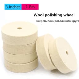 3 Inch 75mm Drill Grinding Wheel Buffing Wheel Felt Wool Polishing Pad Abrasive Disc Grinder Tool Polishing Machine Accessories