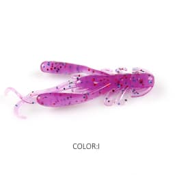 2019 Supercontinent 15Pcs/lot Soft Bait Silicone Lures Worm 4cm 1.6g Fishing Lures Attractive Shrimp odor salt Wobbler