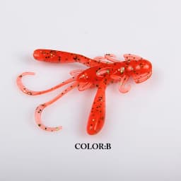 2019 Supercontinent 15Pcs/lot Soft Bait Silicone Lures Worm 4cm 1.6g Fishing Lures Attractive Shrimp odor salt Wobbler