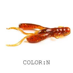 2019 Supercontinent 15Pcs/lot Soft Bait Silicone Lures Worm 4cm 1.6g Fishing Lures Attractive Shrimp odor salt Wobbler