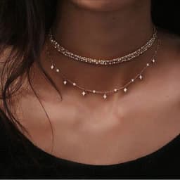 New Gold-plate Crystal Stars Pendant Necklaces For Women Necklace 2020 Multilevel Female Boho Vintage Jewelry Wedding Gift