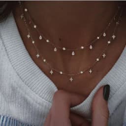 New Gold-plate Crystal Stars Pendant Necklaces For Women Necklace 2020 Multilevel Female Boho Vintage Jewelry Wedding Gift