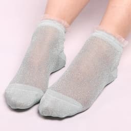 Sexy fishnet Women Lace Ruffle Soft Comfy Sheer Silk Elastic Mesh Knit Frill Trim Transparent Ankle funny socks 1pair=2pcs 3205