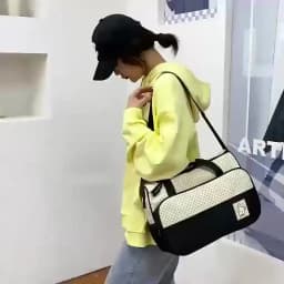 Parent Child Travel Mommy Bag Fashion Crossbody Bag Home Multifunctional Large Capacity Handbag Five Piece Diaper Bag Set