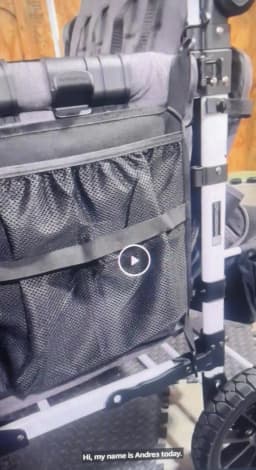 Stroller Wagon Cargo Net, Wagon Accessories Organizer Compatible with WONDERFOLD W-Series Models, Large Capacity Mesh Cargo Stor