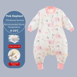 2025 Baby Cartoon Split-legged Sleepsacks With Detachable Sleeves For Boys Girls Children's Sleeping Bag Autumn And Winter